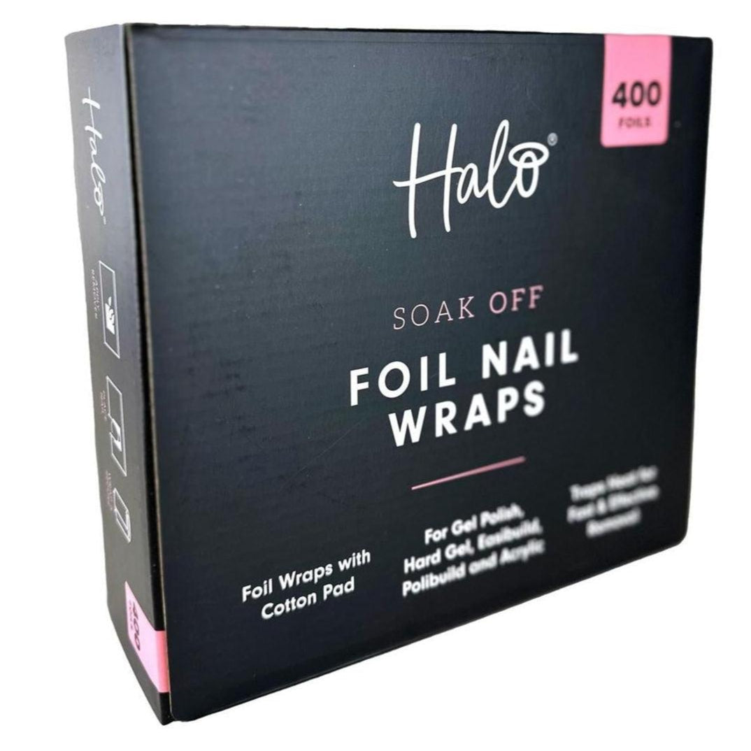 Halo Soak Off Foil Nail Wraps 400s